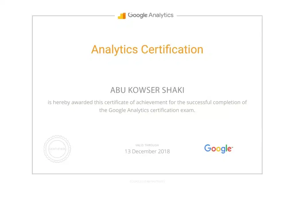 Analytics-Certifications-kowser-shaki