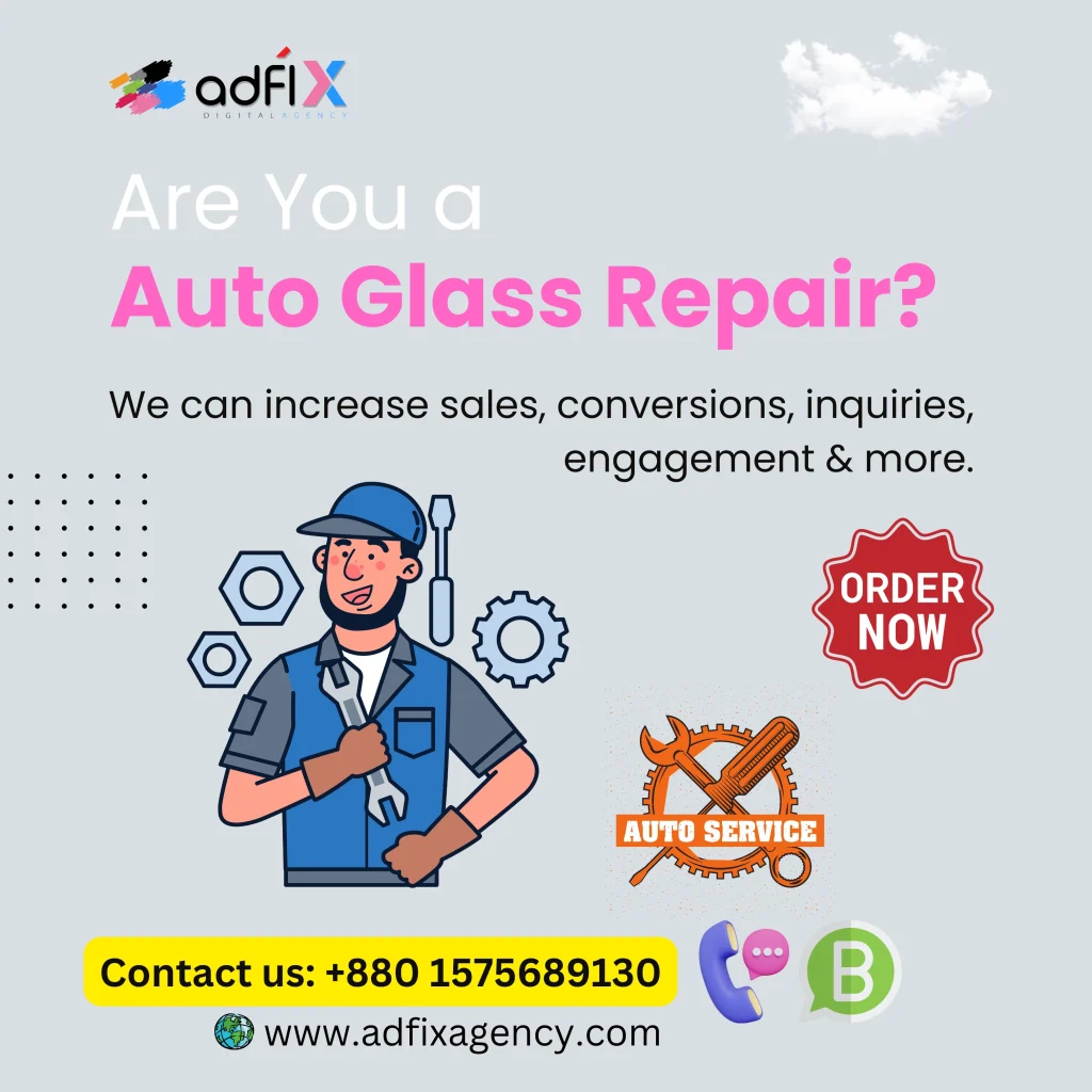 Adfix Agency Website Design, Digital Marketing, SEO for Auto Glass Repair