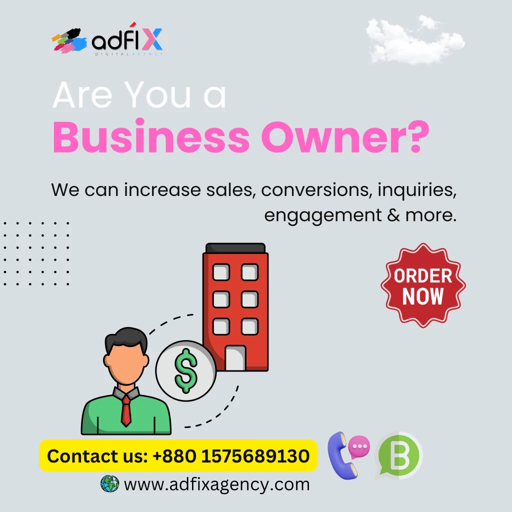 Website Design, Digital Marketing, SEO for Business Owner Adfix Agency