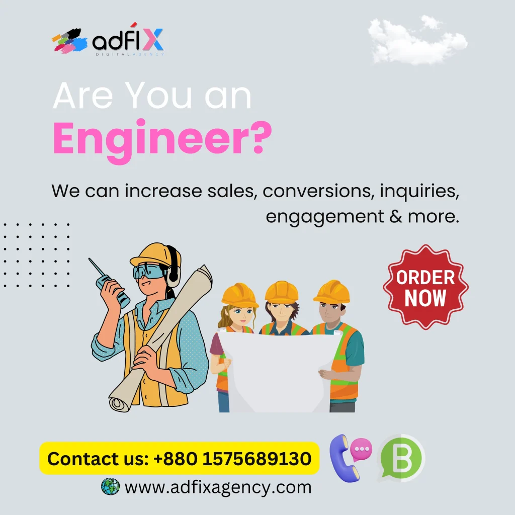 Website Design, Digital Marketing, SEO for Engineer Adfix Agency